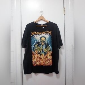 2011 Megadeth Tour Band Tshirt Sz XLarge